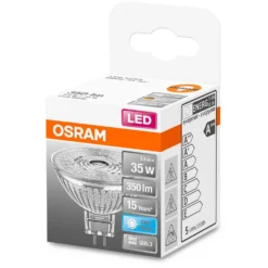 Osram LED-Leuchtmittel Reflektor MR16 GU5,3 Kaltweiss 35W 350lm 5 Osram LED-Leuchtmittel Reflektor MR16 GU5,3 Kaltweiss 35W 350lm -Lampen & Leuchten affär 530993 2