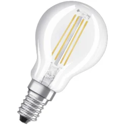 Osram LED-Leuchtmittel Tropfenform Filament E14 Warmweiss 40W 470lm Triple Click