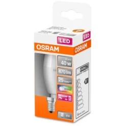 Osram LED-Leuchtmittel Kerzenform Remote E14 RGBW 40W 470lm Fernbedienung -Lampen & Leuchten affär 531011 2