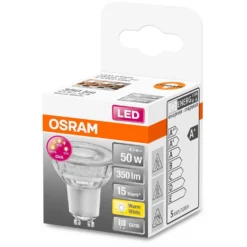Osram LED-Leuchtmittel Reflektor PAR16 GU10 Warmweiss 50W 350lm Triple Dimmbar C -Lampen & Leuchten affär 531014 2