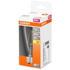 Osram LED-Leuchtmittel Edison Filament E27 Warmweiss 25W 250lm -Lampen & Leuchten affär 531019 2