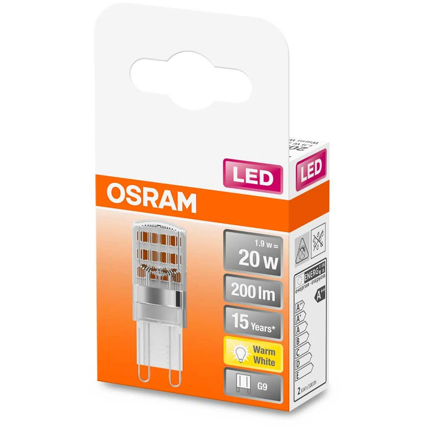 Osram LED-Leuchtmittel Pin G9 Warmweiss 20W 200lm 3 Osram LED-Leuchtmittel Pin G9 Warmweiss 20W 200lm – Bild 3