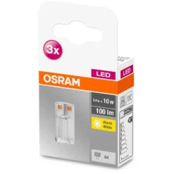 Osram LED-Leuchtmittel Pin Base G4 Warmweiss 10W 100lm 3er-Pack -Lampen & Leuchten affär 531072 4