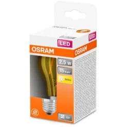 Osram LED-Leuchtmittel Glühlampenform Filament E27 Gelb 15W 235lm -Lampen & Leuchten affär 531087 4