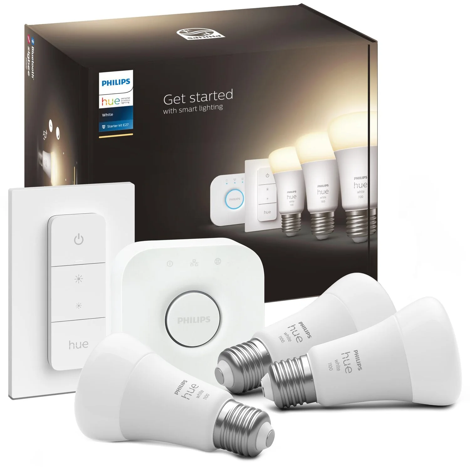 Philips Hue White Starter-Kit E27 1 Philips Hue White Starter-Kit E27