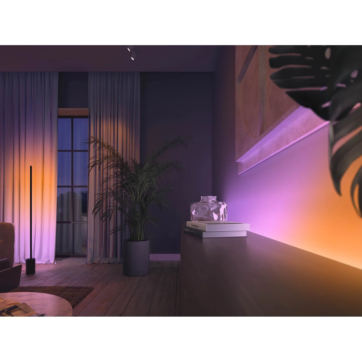 Philips Hue White & Color Ambiance Leuchtstreifen-Verlängerung Gradient 12 W 7 Philips Hue White & Color Ambiance Leuchtstreifen-Verlängerung Gradient 12 W – Bild 7