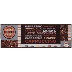 Andiamo Läufer Cafe Creme Braun-Grau 50 X 150 Cm