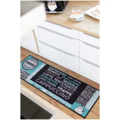 Andiamo Läufer Cafe Creme Grau-Türkis 50 X 150 Cm -Lampen & Leuchten affär 534976 3