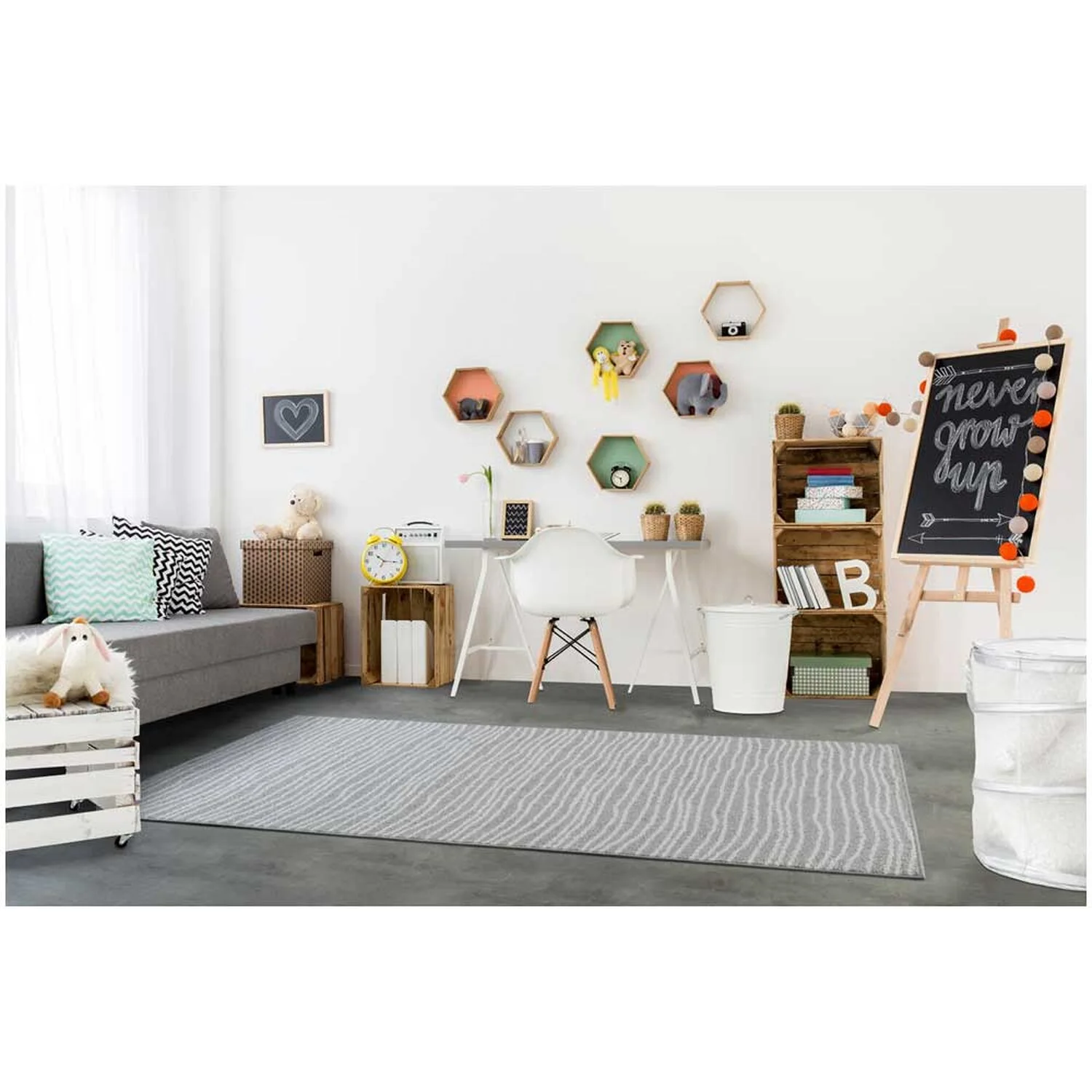 Andiamo Teppich Bolonia 562 Grau 60 X 110 Cm 6 Andiamo Teppich Bolonia 562 Grau 60 X 110 Cm – Bild 6