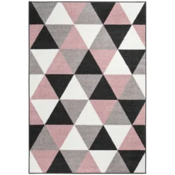 Lampen & Leuchten affär 18 Andiamo Teppich Salamanca Altrosa-Grau 60 X 110 Cm