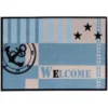 Fussmatte Metropolitan Welcome Blau 39 X 58 Cm