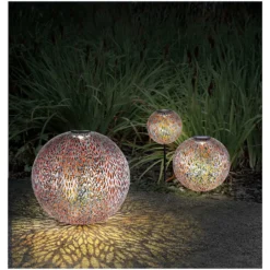 Globo LED-Solarleuchte Kugel Rustikal Mit Dekorstanzungen Ø 18 Cm 13 Globo LED-Solarleuchte Kugel Rustikal Mit Dekorstanzungen Ø 18 Cm -Lampen & Leuchten affär 536204 7