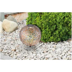 Globo LED-Solarleuchte Kugel Rustikal Mit Dekorstanzungen Ø 27 Cm 14 Globo LED-Solarleuchte Kugel Rustikal Mit Dekorstanzungen Ø 27 Cm -Lampen & Leuchten affär 536205 3