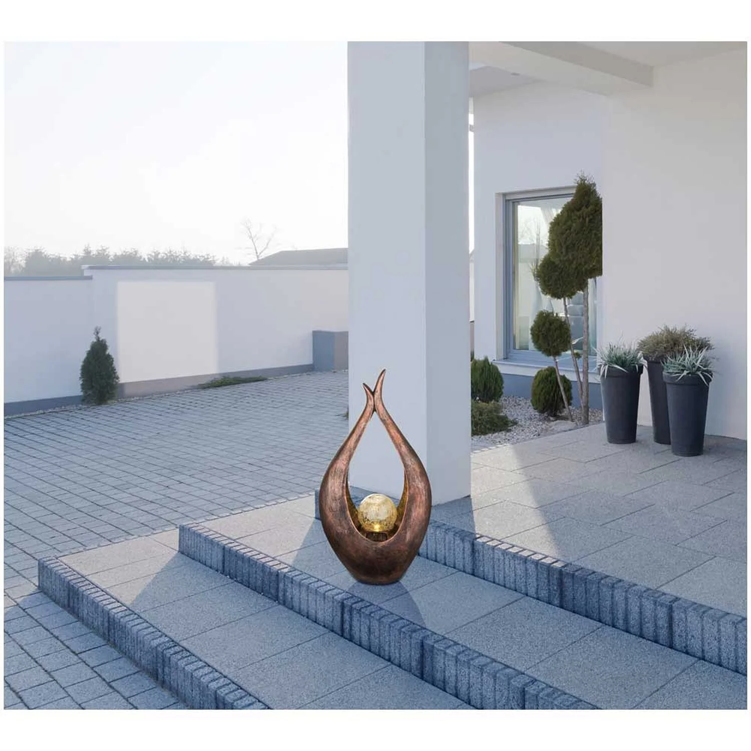 Globo LED-Solarleuchte Skulptur 8 Globo LED-Solarleuchte Skulptur – Bild 8