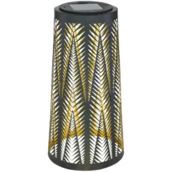 Globo LED-Solarleuchte Zylinderförmig Mit Dekorstanzungen