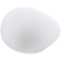 Eglo LED-Solar-Tischleuchte Gross Glas Weiss