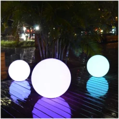 LED-Solarleuchte Bubble RGB Ø 30 Cm Inkl. Fernbedienung -Lampen & Leuchten affär 536229 5