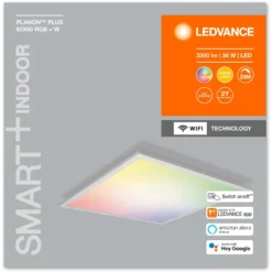 Ledvance Smart+ Wifi LED-Deckenleuchte Planon Plus RGBW 36W 3000lm Dimmbar 60x60 12 Ledvance Smart+ Wifi LED-Deckenleuchte Planon Plus RGBW 36W 3000lm Dimmbar 60x60 -Lampen & Leuchten affär 547641 3