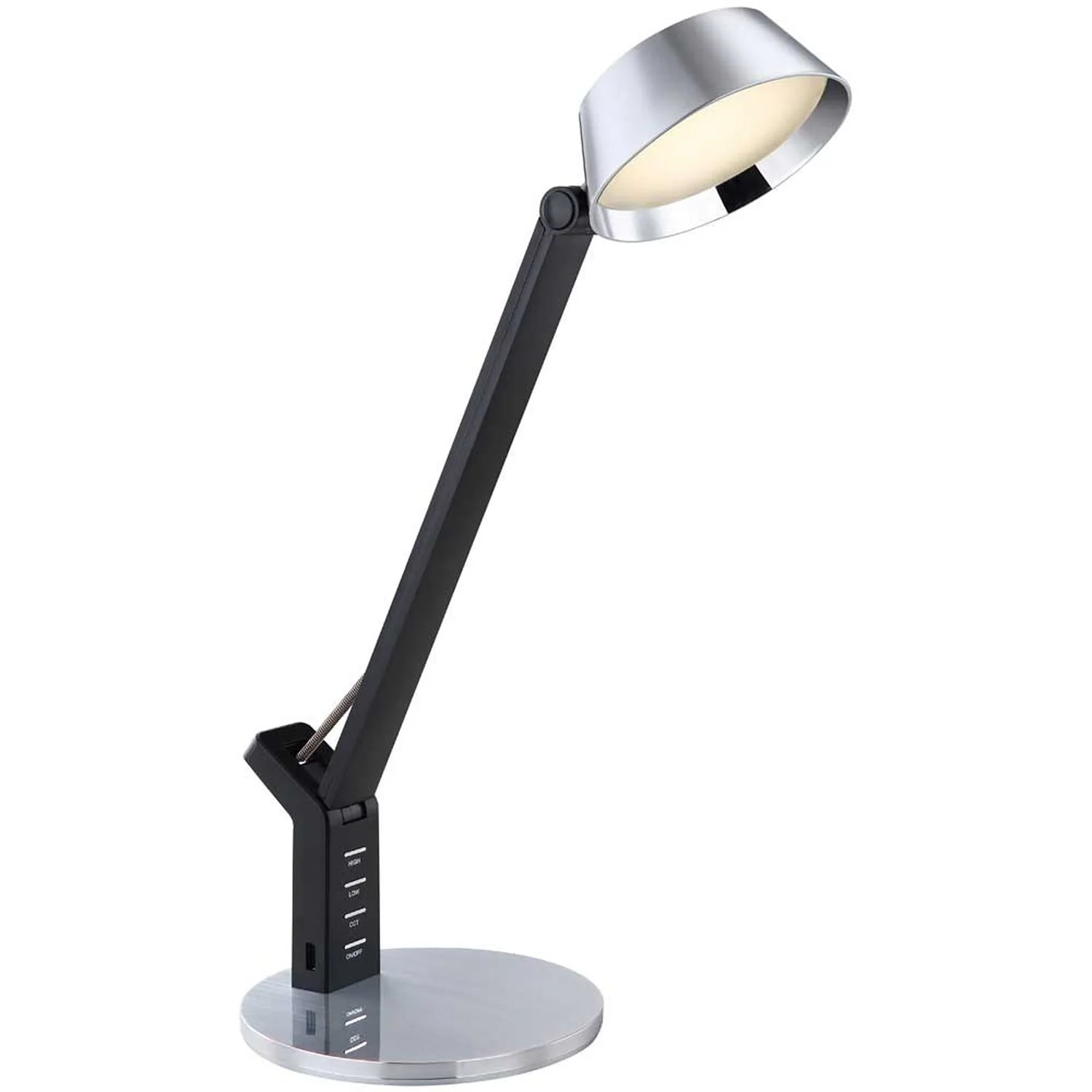 Globo Tischleuchte Ursino Silberfarben 8 W / 450 Lm 2 Globo Tischleuchte Ursino Silberfarben 8 W / 450 Lm – Bild 2