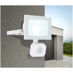 Globo Aussenleuchte Helga I Mit Bewegungsmelder Weiss 20 W / 1'500 Lm -Lampen & Leuchten affär 548166 3