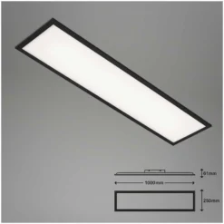 Brilo LED-Panel Piatto Schwarz 24 W / 2'200 Lm Inkl. Fernbedienung -Lampen & Leuchten affär 548173 5