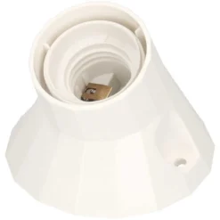 Max Hauri Wandfassung E27 Weiss