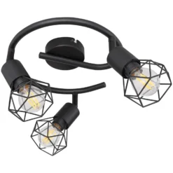 Globo Strahler Xara I / 3 X E14 Schwarz