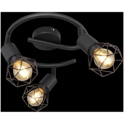 Globo Strahler Xara I / 3 X E14 Schwarz -Lampen & Leuchten affär 548924 3