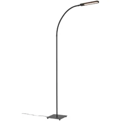 Brilo Stehleuchte Servo Schwarz 1 X LED / 8 W / 600 Lm