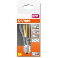 Osram LED-Leuchtmittel Glühlampenform E27 Klar Tageslicht 11 W / 1'521 Lm -Lampen & Leuchten affär 550011 5