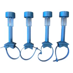 LED-Solarleuchte Mit Cliphalterung 4 Stk.