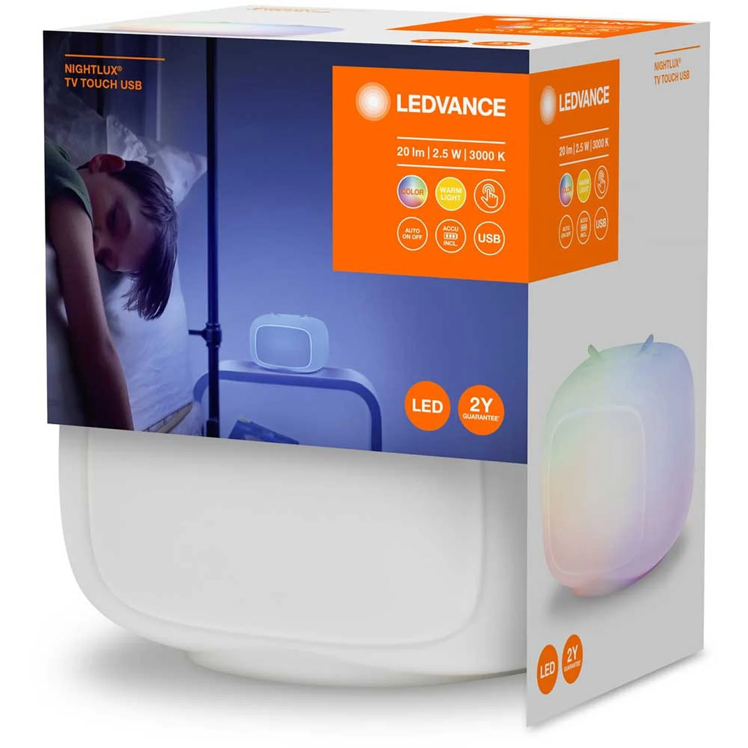 Ledvance LED-Leuchte Nightlux TV USB RGBW (HxBxT) 200 X 141 X 115 Mm 3 Ledvance LED-Leuchte Nightlux TV USB RGBW (HxBxT) 200 X 141 X 115 Mm – Bild 3