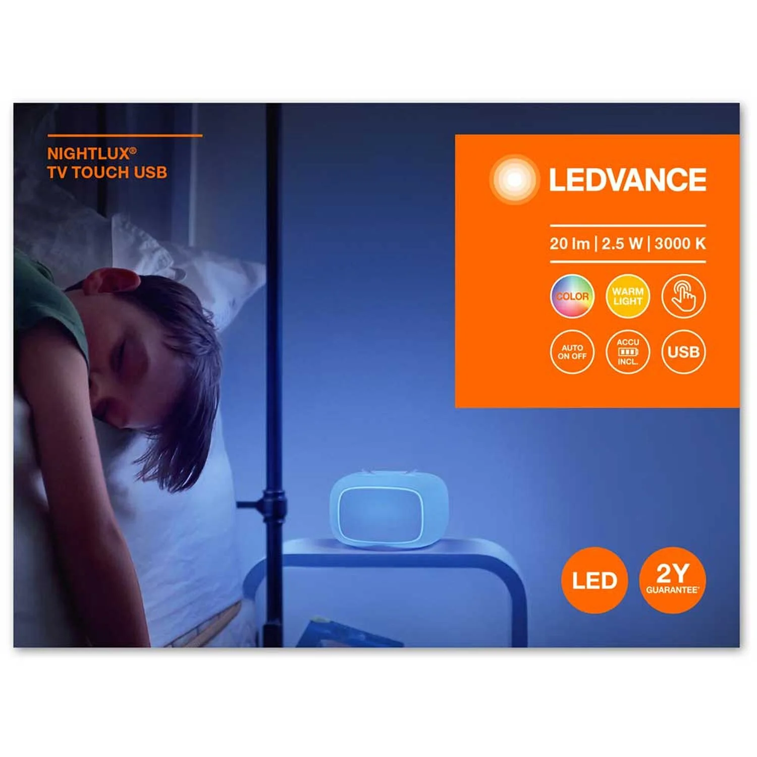 Ledvance LED-Leuchte Nightlux TV USB RGBW (HxBxT) 200 X 141 X 115 Mm 4 Ledvance LED-Leuchte Nightlux TV USB RGBW (HxBxT) 200 X 141 X 115 Mm – Bild 4