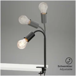 Briloner Klemmleuchte Krampo E27 Schwarz 18 Briloner Klemmleuchte Krampo E27 Schwarz -Lampen & Leuchten affär 550251 4