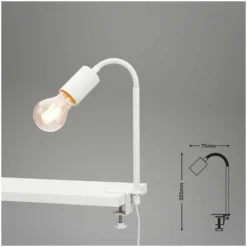 Briloner Klemmleuchte Krampo E27 Weiss -Lampen & Leuchten affär 550252 4