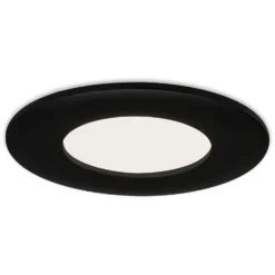 Brilo LED-Einbauleuchte Flat In Matt Schwarz 5 W