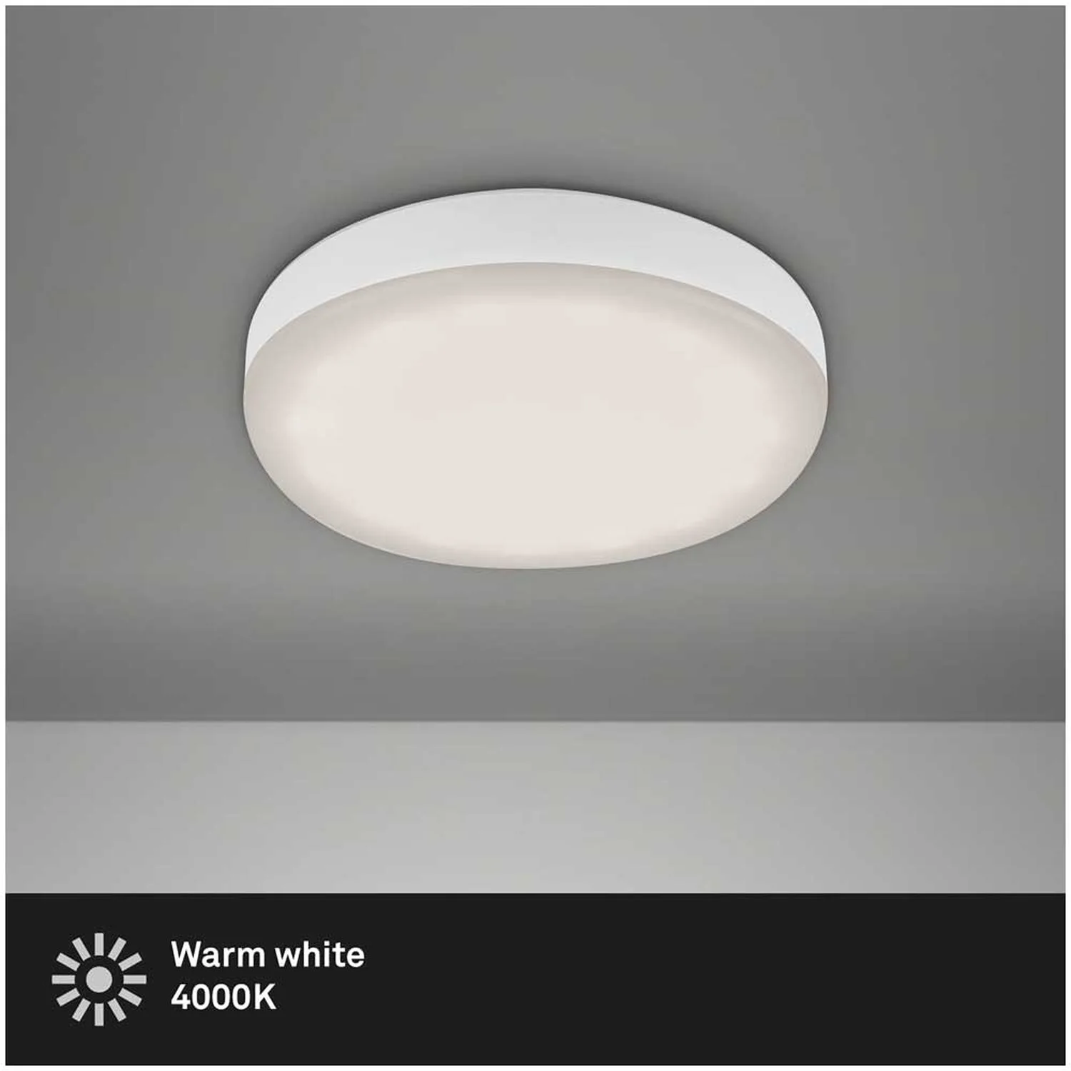 Briloner LED-Einbauleuchte Plat Weiss 4'000 K / 3 W 2 Briloner LED-Einbauleuchte Plat Weiss 4'000 K / 3 W – Bild 2