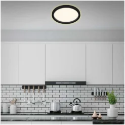 Briloner LED-Deckenleuchte Cadre Rund Schwarz 18 W -Lampen & Leuchten affär 550276 4