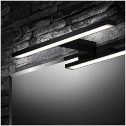 Brilo LED-Spiegelleuchte Dun Schwarz 5 W -Lampen & Leuchten affär 550279 5