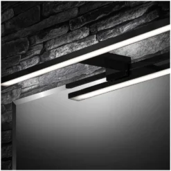 Brilo LED-Spiegelleuchte Dun Schwarz 8 W -Lampen & Leuchten affär 550280 6