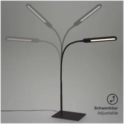 Brilo LED-Schreibtischleuchte Servo Schwarz 8 W / 600 Lm 13 Brilo LED-Schreibtischleuchte Servo Schwarz 8 W / 600 Lm -Lampen & Leuchten affär 550283 6