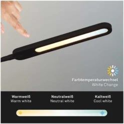 Brilo LED-Schreibtischleuchte Servo Schwarz 8 W / 600 Lm 14 Brilo LED-Schreibtischleuchte Servo Schwarz 8 W / 600 Lm -Lampen & Leuchten affär 550283 7