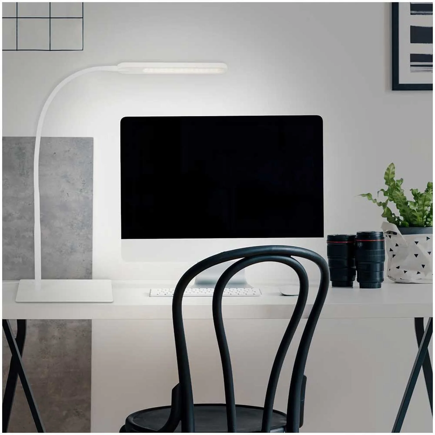 Brilo LED-Schreibtischleuchte Servo Weiss 8 W / 600 Lm 3 Brilo LED-Schreibtischleuchte Servo Weiss 8 W / 600 Lm – Bild 3