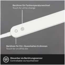Brilo LED-Schreibtischleuchte Servo Weiss 8 W / 600 Lm 11 Brilo LED-Schreibtischleuchte Servo Weiss 8 W / 600 Lm -Lampen & Leuchten affär 550284 4