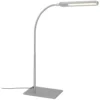 Brilo LED-Schreibtischleuchte Servo Silberfarben 8 W