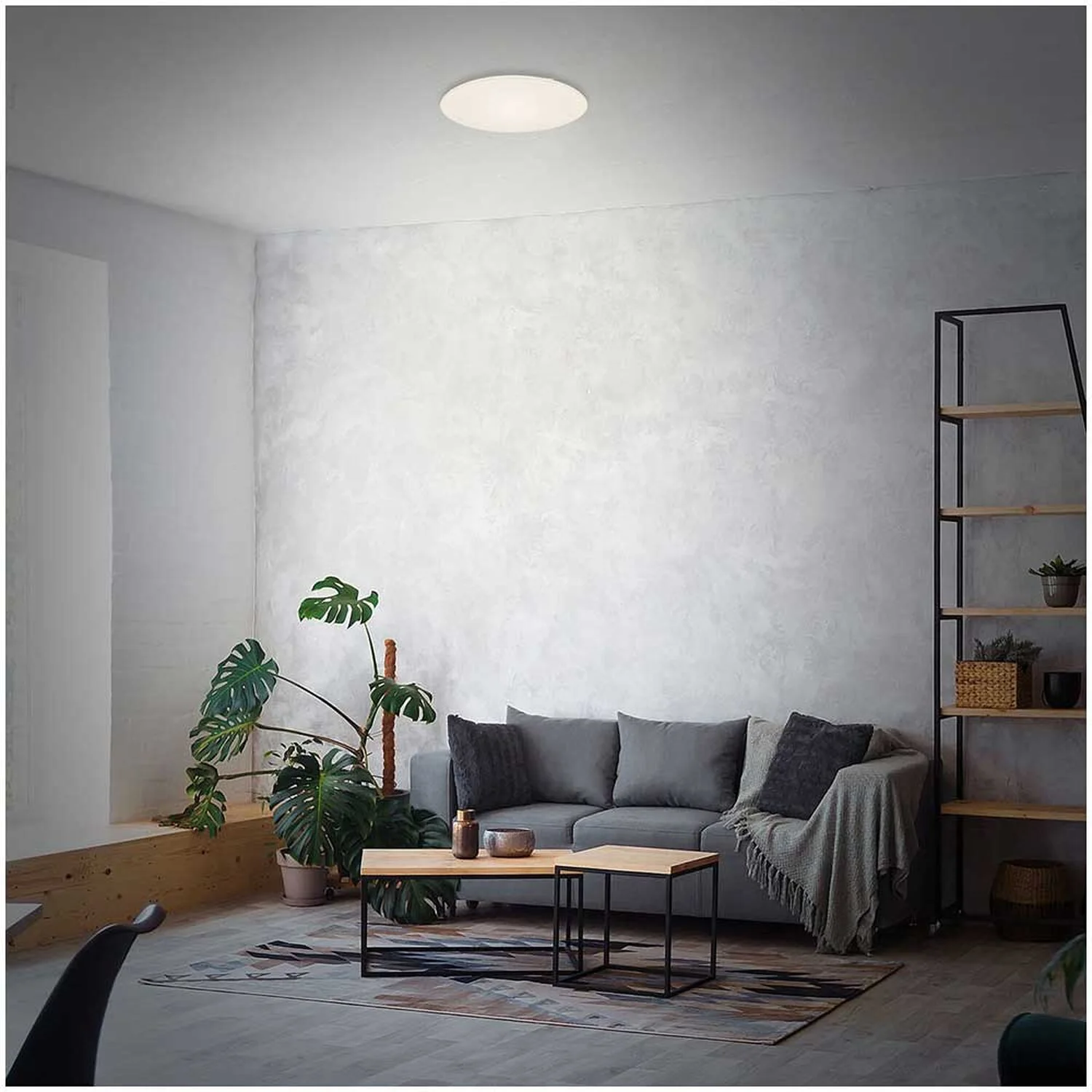 Brilo LED-Deckenleuchte Rupa Weiss 48 W 5 Brilo LED-Deckenleuchte Rupa Weiss 48 W – Bild 5