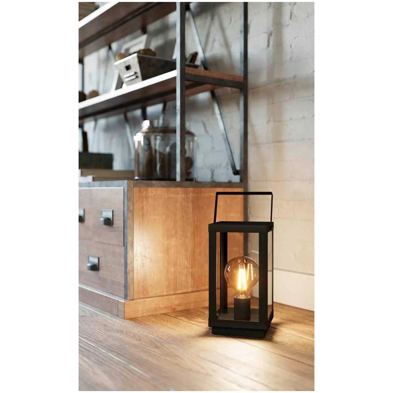 Eglo Tischleuchte Bradford 1 / 1 X E27 Schwarz 2 Eglo Tischleuchte Bradford 1 / 1 X E27 Schwarz – Bild 2