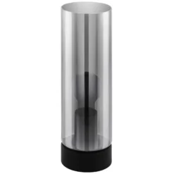 Eglo Tischleuchte Damasco 1 / E27 Schwarz-Transparent