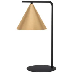 Eglo Tischleuchte Narices 1 X E27 Messing Gebürstet Schwarz