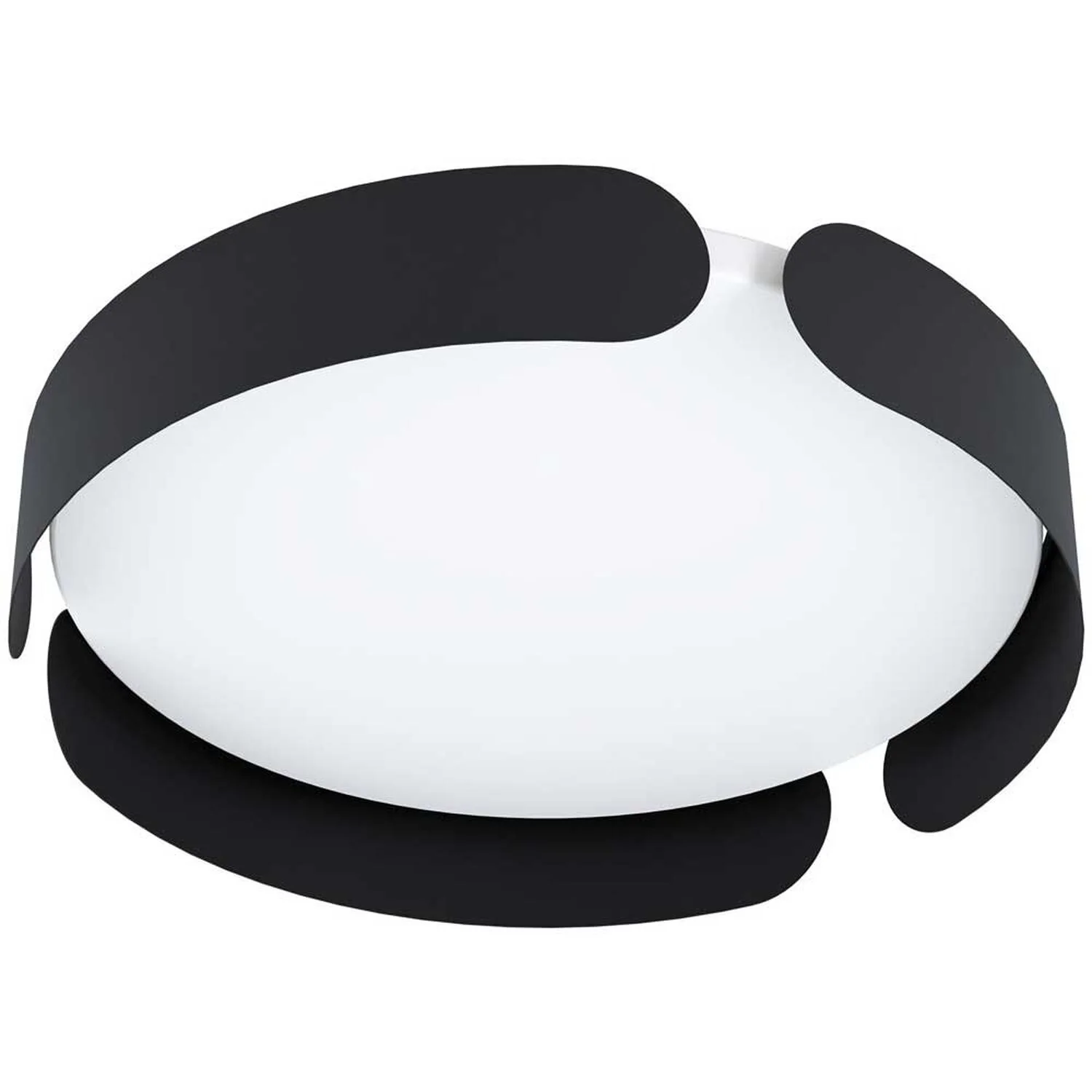 Eglo LED-Deckenleuchte Valcasotto Schwarz Ø 37 Cm / 2'500 Lm 1 Eglo LED-Deckenleuchte Valcasotto Schwarz Ø 37 Cm / 2'500 Lm